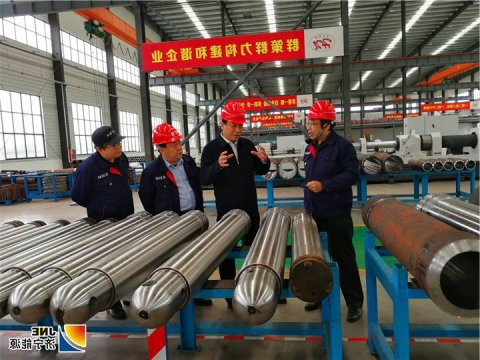 张广宇到海纳科技公司调研