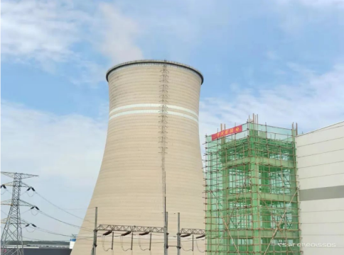 重点项目攻坚︱阳城煤电#1机组背压改造项目消音器支架顺利封顶